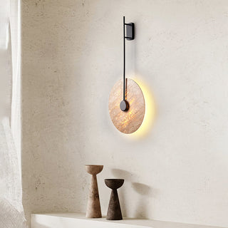 Travertine Disc Oriental Travertine Wall Light