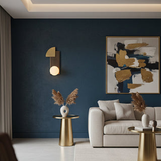Kaelin Geometric Metal & Glass Wall Sconce