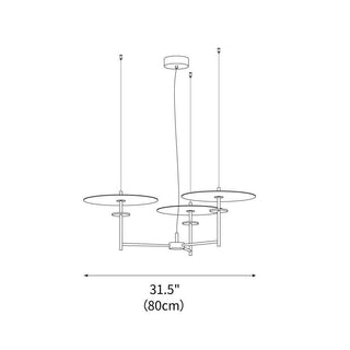 Trezzero Modern Iron Chandelier