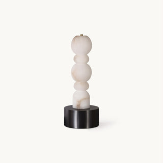 Lila Minimalist Alabaster Table Lamp