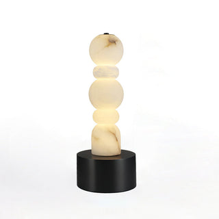 Lila Minimalist Alabaster Table Lamp