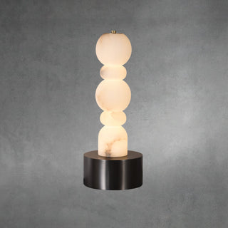 Lila Minimalist Alabaster Table Lamp