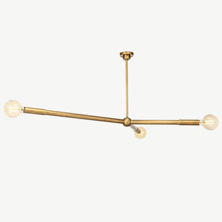 Triad Avant-garde Brass Chandelier