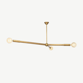 Triad Avant-garde Brass Chandelier