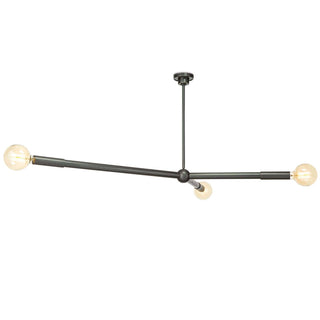 Triad Avant-garde Brass Chandelier