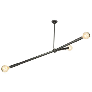 Triad Avant-garde Brass Chandelier