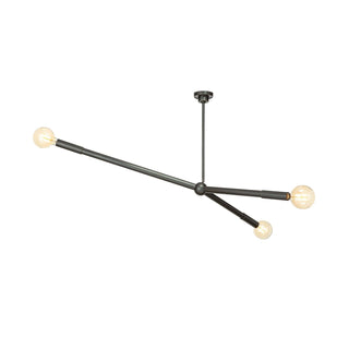Triad Avant-garde Brass Chandelier