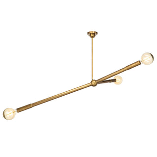 Triad Avant-garde Brass Chandelier
