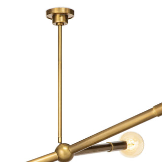 Triad Avant-garde Brass Chandelier