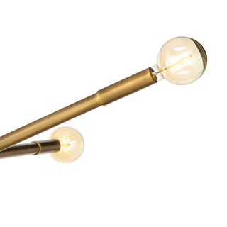 Triad Avant-garde Brass Chandelier