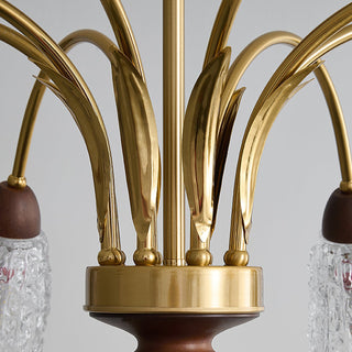 Trivana Vintage Crackle Glass Chandelier