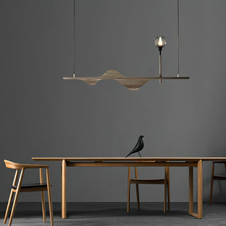 Tide Contemporary Wood Pendant Light