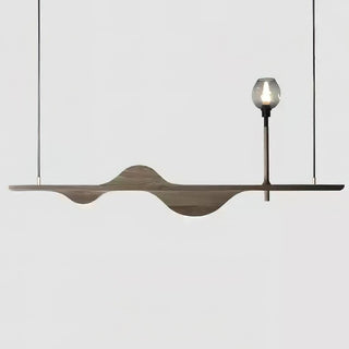 Tide Contemporary Wood Pendant Light