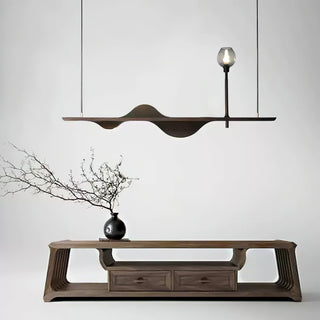 Tide Contemporary Wood Pendant Light