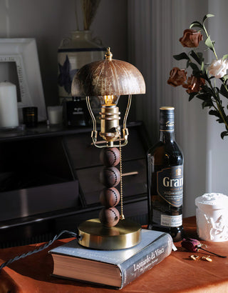 Elowen Vintage Wood Table Light