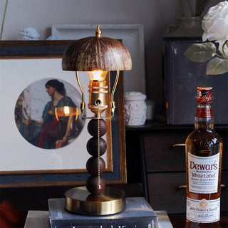 Elowen Vintage Wood Table Light