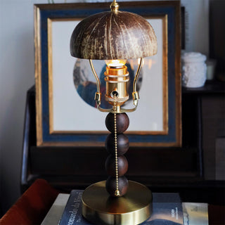 Elowen Vintage Wood Table Light
