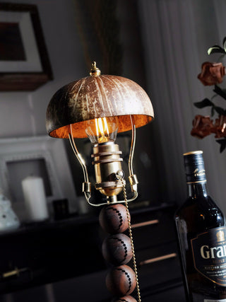 Elowen Vintage Wood Table Light