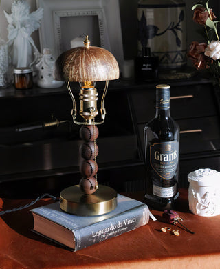 Elowen Vintage Wood Table Light