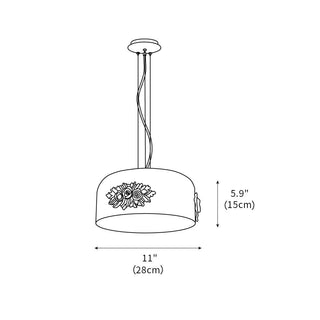 Tuzzi Luxury Resin Pendant Light