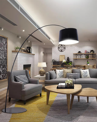 Twiggy Modern Metal Arc Floor Lamp