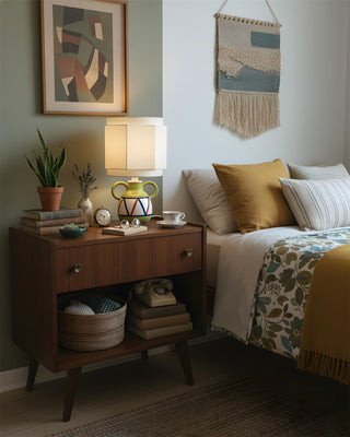 Rivan Minimalist Fabric Table Lamp