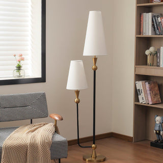 Twin Peaks Minimalist Fabric Floor Light