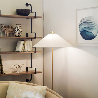 Chinese Farmhouse Fabric Floor Lamp