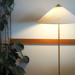 Chinese Farmhouse Fabric Floor Lamp