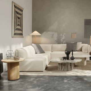 Chinese Farmhouse Fabric Floor Lamp