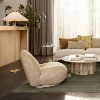 Chinese Farmhouse Fabric Floor Lamp