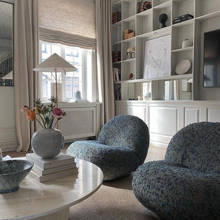 Chinese Farmhouse Fabric Floor Lamp