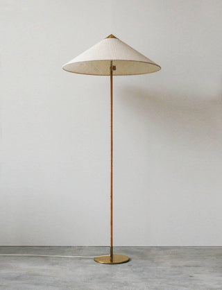 Chinese Farmhouse Fabric Floor Lamp