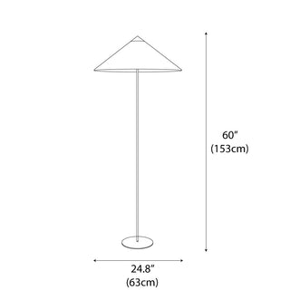 Tynell Minimalist Metal Floor Light