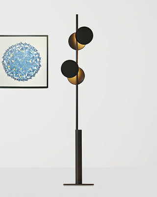 Typography Minimalist Iron Floor Light