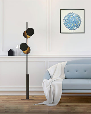 Typography Minimalist Iron Floor Light