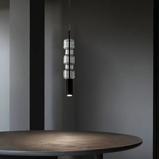 Zora Stacked Glass Pendant Light