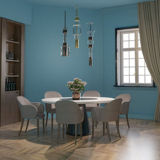 Zora Stacked Glass Pendant Light