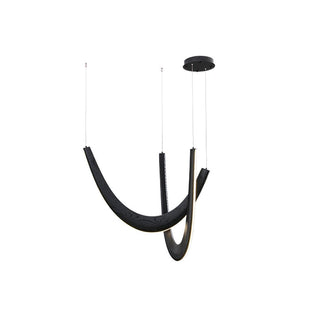 Flow Contemporary Wood Pendant Light
