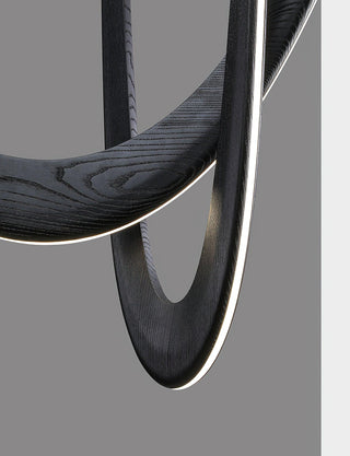 Flow Contemporary Wood Pendant Light