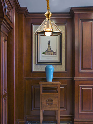 Lennox Vintage Geometric Pendant Light