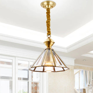 Lennox Vintage Geometric Pendant Light