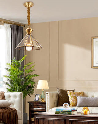 Lennox Vintage Geometric Pendant Light