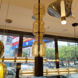 Zora Stacked Glass Pendant Light