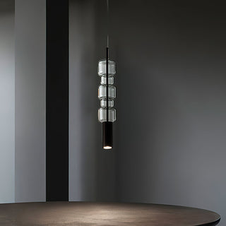 Zora Stacked Glass Pendant Light