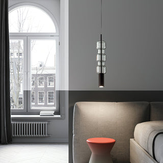 Zora Stacked Glass Pendant Light