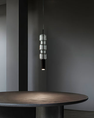 Zora Stacked Glass Pendant Light