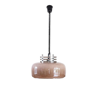 Ebb Industrial Glass Pendant Light