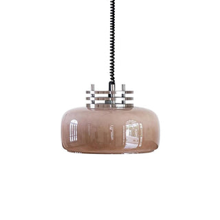 Ebb Industrial Glass Pendant Light
