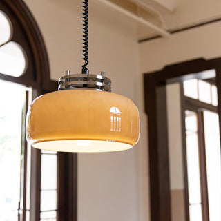Ebb Industrial Glass Pendant Light